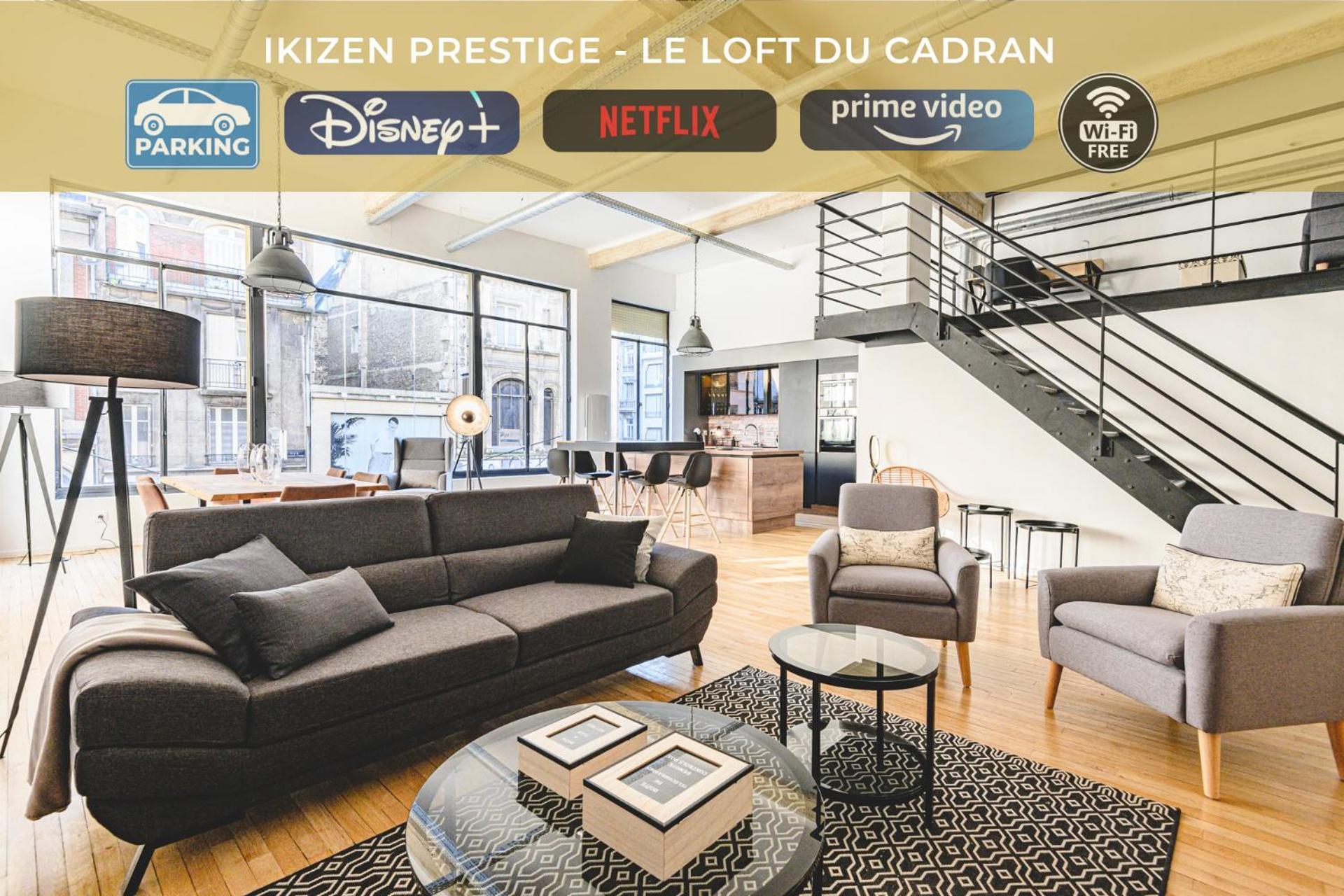 Apartamento Ikizen Prestige - Loft Du Cadran - Parking Prive Reims Exterior foto